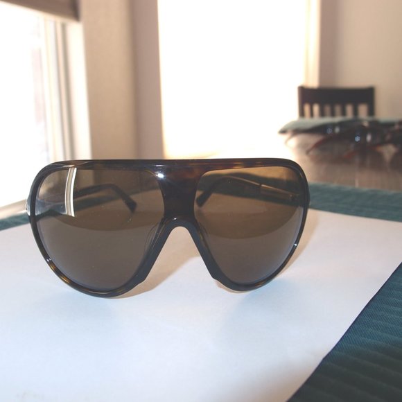 giorgio armani shield/goggle/aviator sunglasses-tortiose-ITALY main image 7